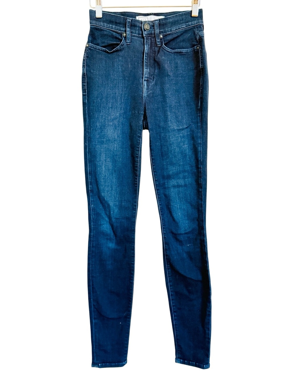 AYR The Hi-Rise Skinny Jeans 25x32 Dark Wash Denim